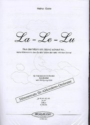 Adonia Verlag: La-le-lu nur der Mann im Mond schaut zu - Gaze, Heino -  Nordmusik Verlag