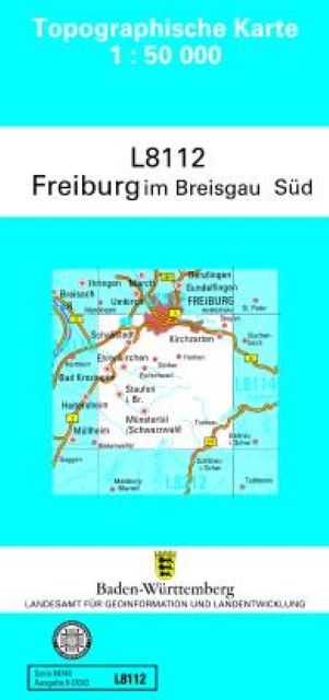 L8112 Freiburg im Breisgau Süd (Gefalzt) | Buch Greuter | Der Online
